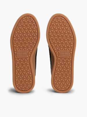 Женские кроссовки Tommy Hilfiger Tommy Jeans Leather Skater, цвет: Чёрный — фото 5