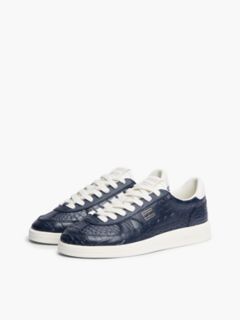 Tommy Jeans Leather Skater Sneaker — Dark Blue 2