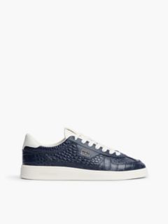Tommy Jeans Leather Skater Sneaker — Dark Blue 1