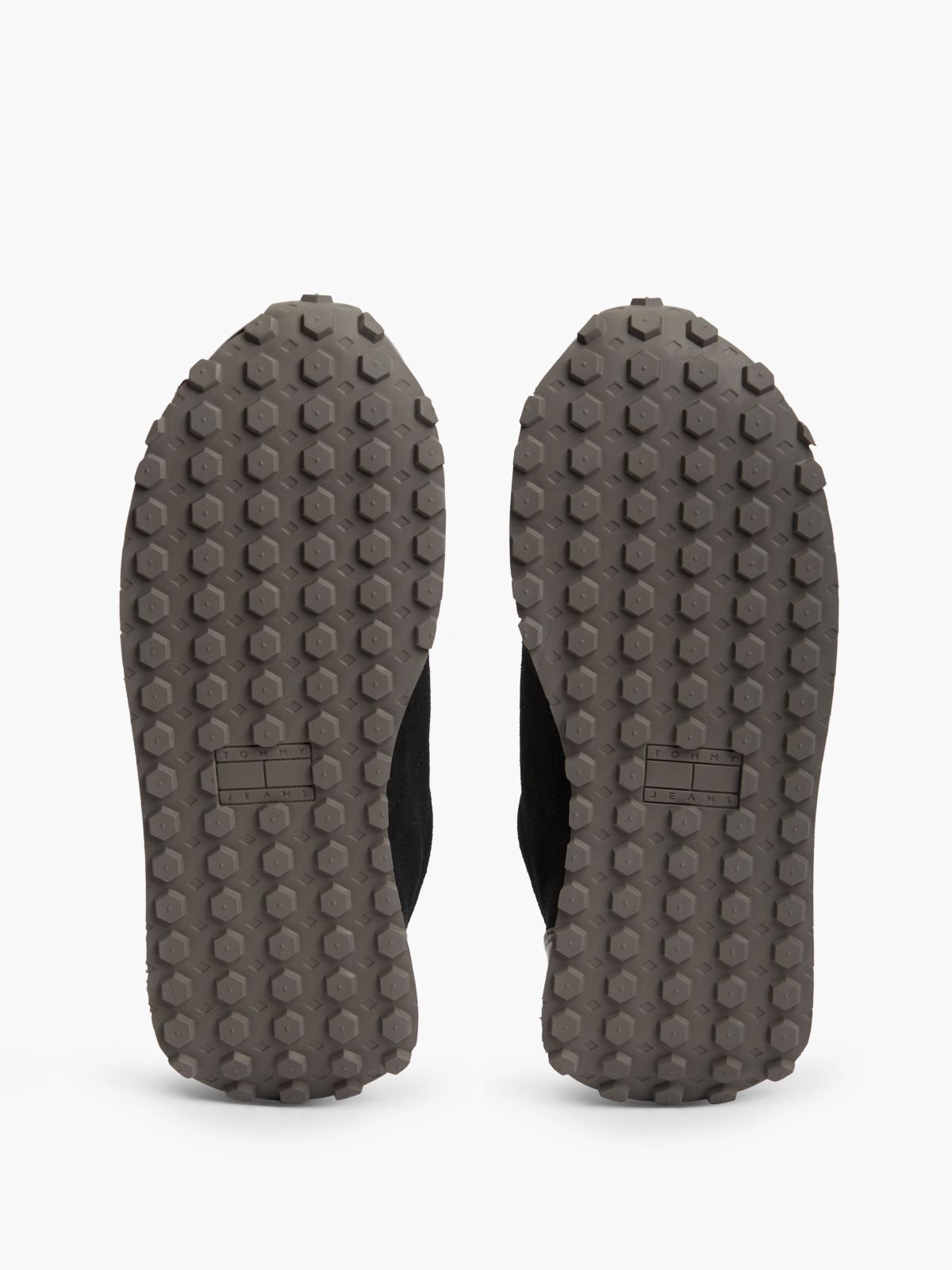 Tommy Jeans Archive Suede Runner Sneaker — Black