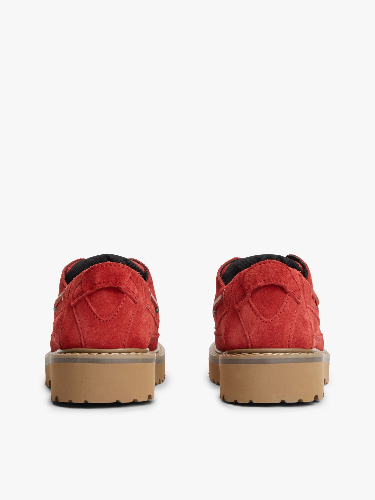 Tommy Jeans Archive Suede Boat Shoe — Arizona Red