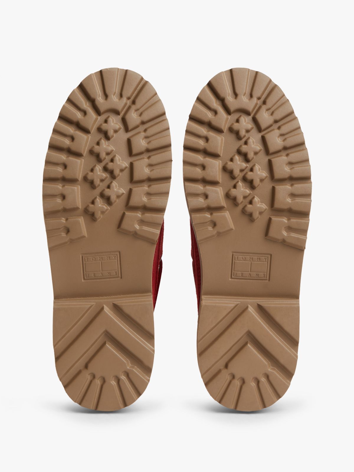 Tommy Jeans Archive Suede Boat Shoe — Arizona Red