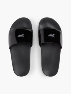 Tommy Jeans Patent Pool Slide — Black 3