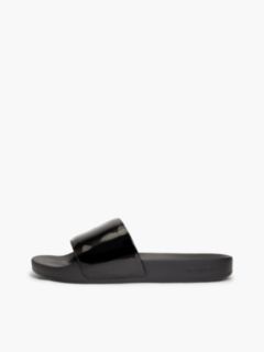 Tommy Jeans Patent Pool Slide — Black 7