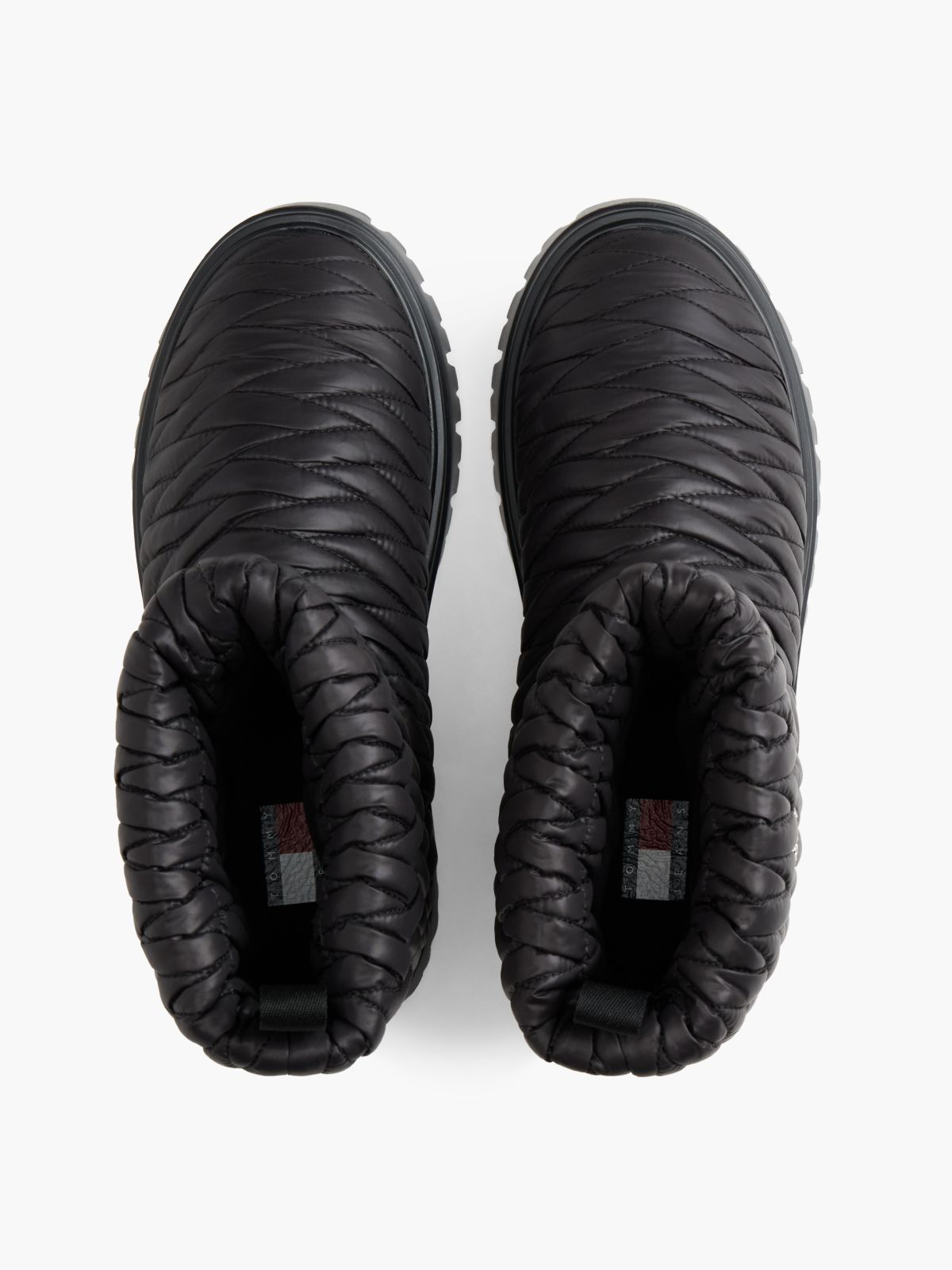 Tommy Jeans Quilted Snow Boot — Black