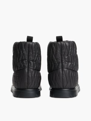 Женские ботинки Tommy Hilfiger Tommy Jeans Quilted Snow Boot, цвет: Чёрный — фото 4