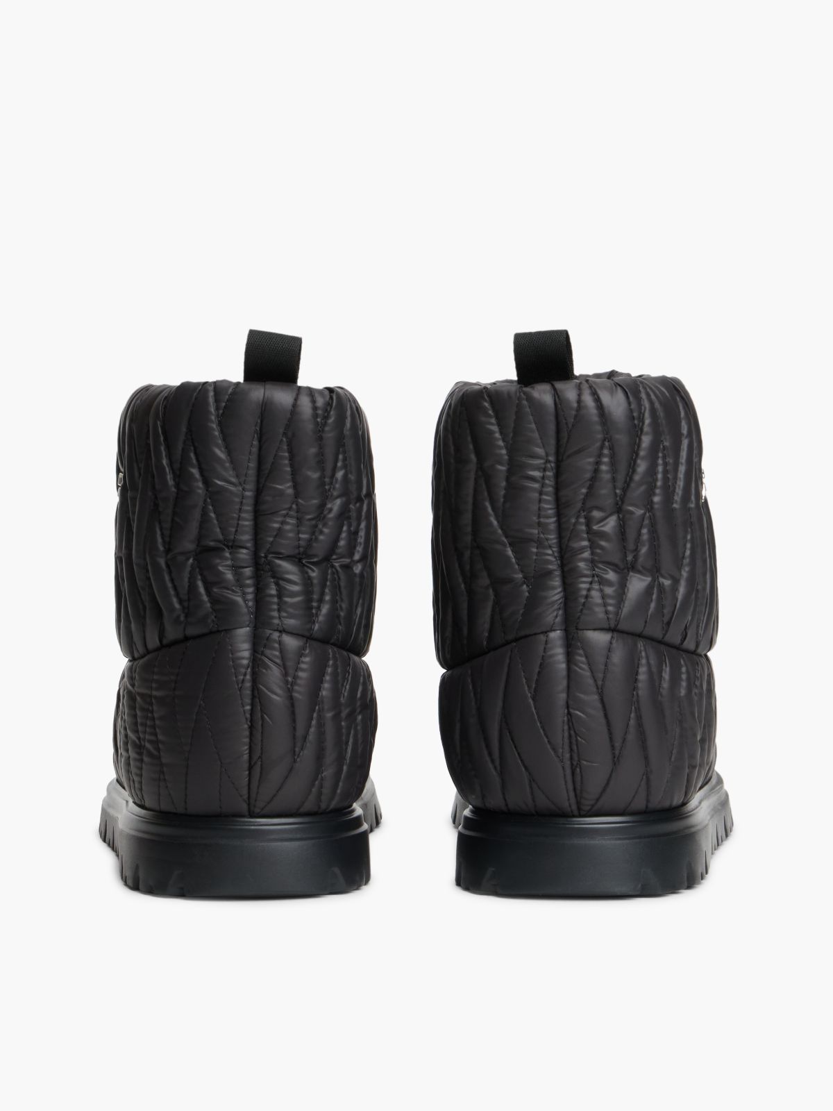 Tommy Jeans Quilted Snow Boot — Black