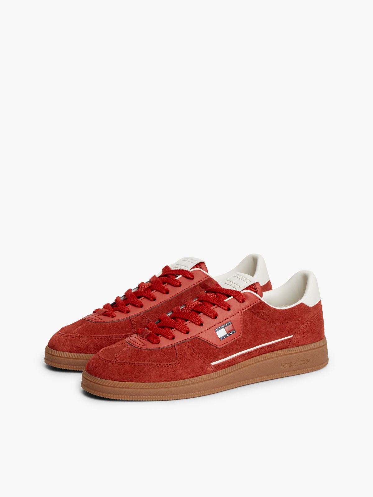 Tommy Jeans Suede Skater Sneaker — Arizona Red
