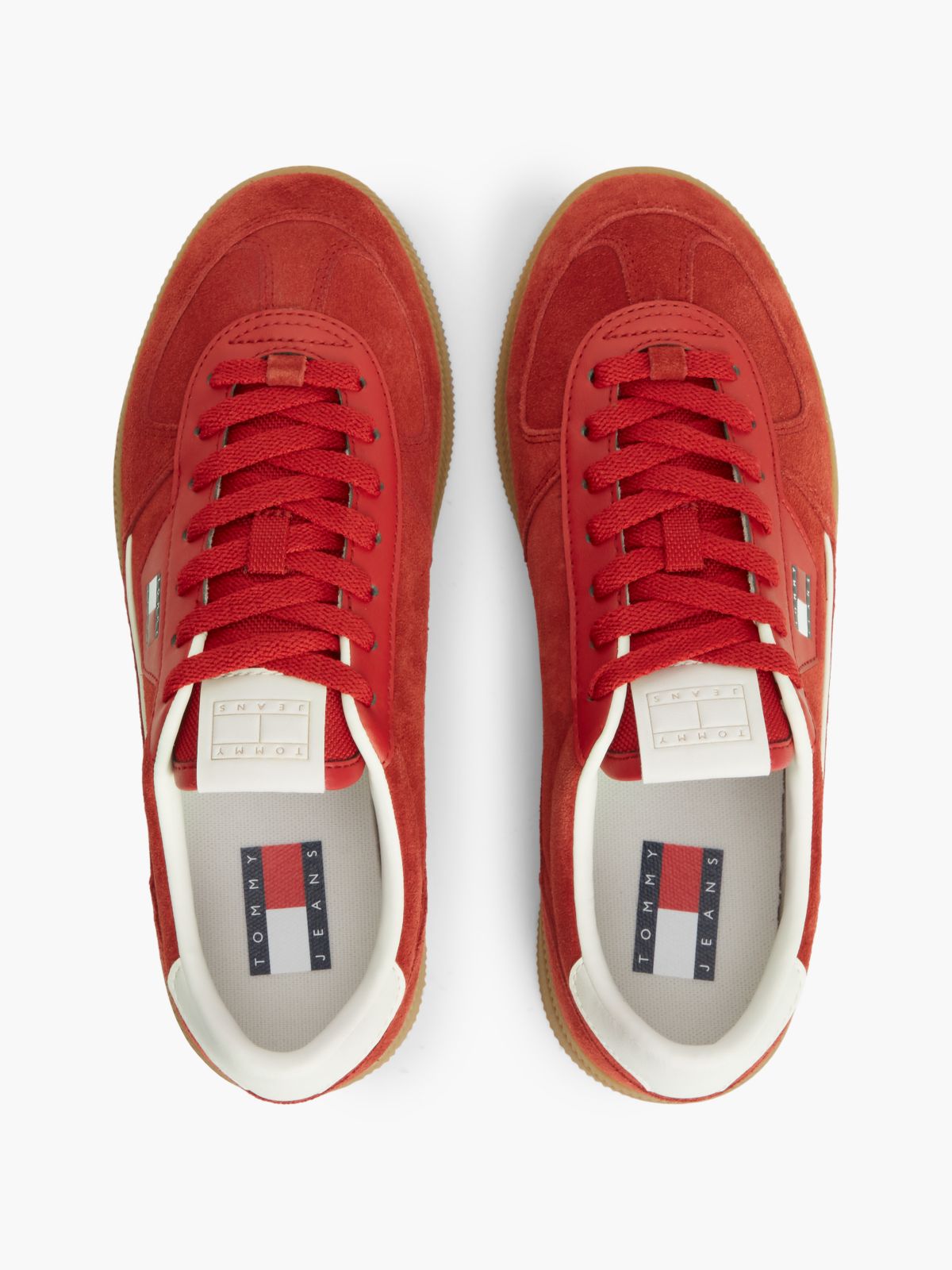 Tommy Jeans Suede Skater Sneaker — Arizona Red
