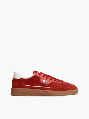Tommy Jeans Suede Skater Sneaker, Arizona Red