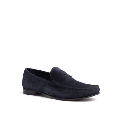 classic suede penny loafers tommy hilfiger