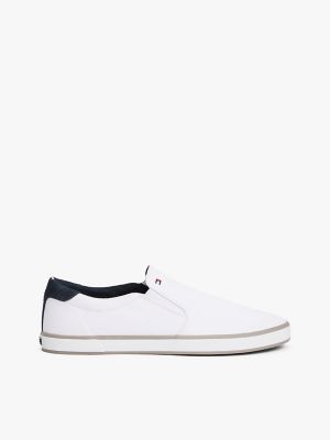 Logo Slip-On Sneaker, White
