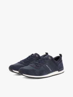 Suede Mix Tonal Tommy Sneaker — Midnight 2