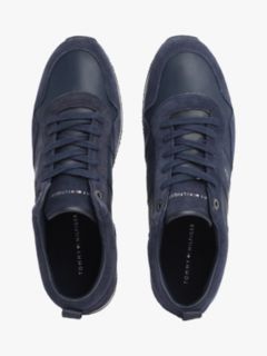 Suede Mix Tonal Tommy Sneaker — Midnight 3
