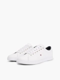 Flag Leather Sneaker — White 2