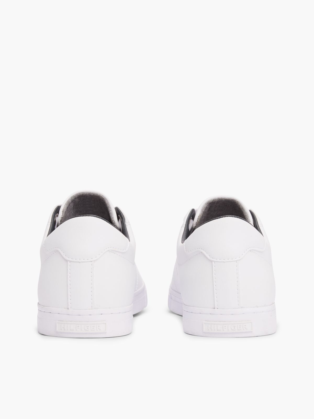 Flag Leather Sneaker — White