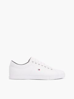 Flag Leather Sneaker — White 1
