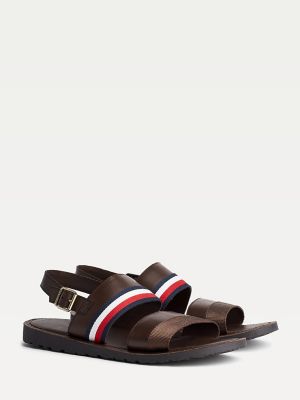 tommy hilfiger leather sandals mens