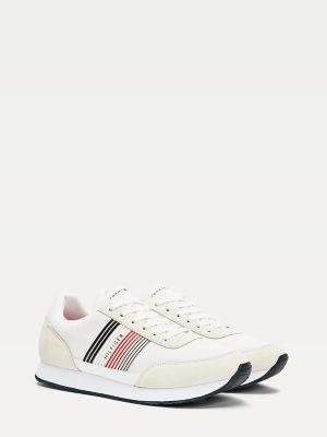 tommy hilfiger essential metallic signature tape trainers