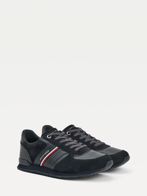 tommy hilfiger luxury suede runner