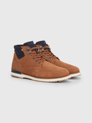 Tommy hilfiger tan boots sale