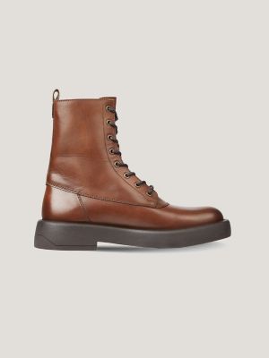 Tommy hilfiger cheap winter cognac boots