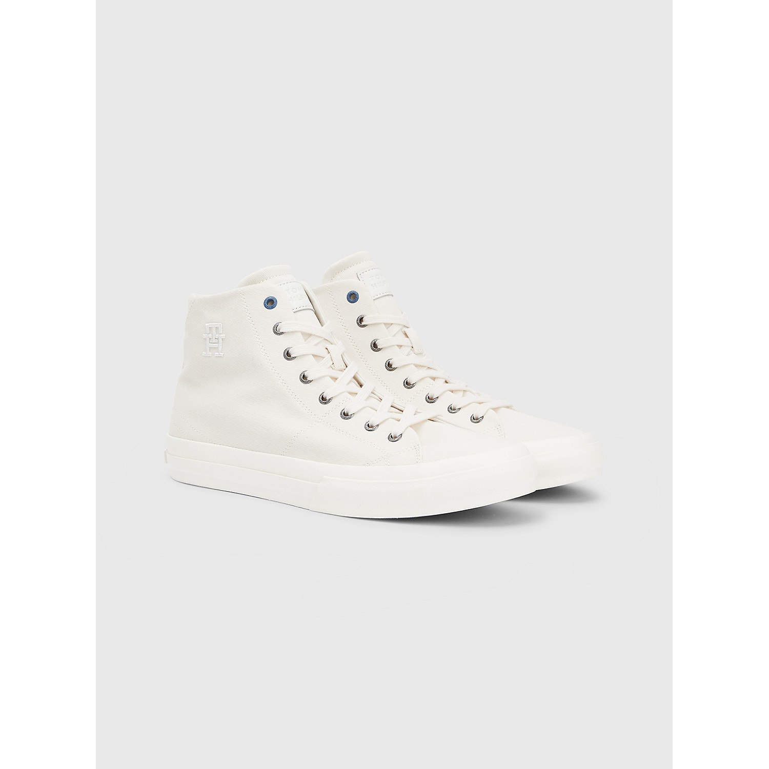 TOMMY HILFIGER Linen and Cotton High-Top