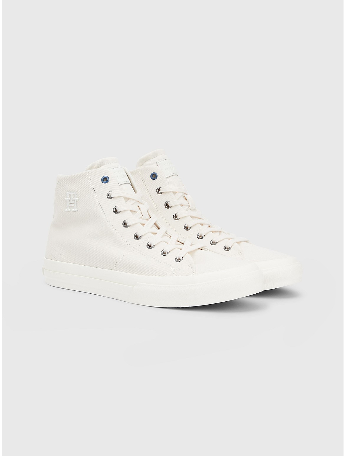 Tommy Hilfiger Men's Linen and Cotton High-Top