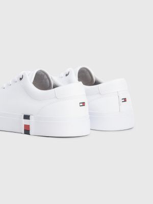 Ténis TOMMY HILFIGER Flag Leather Brancos