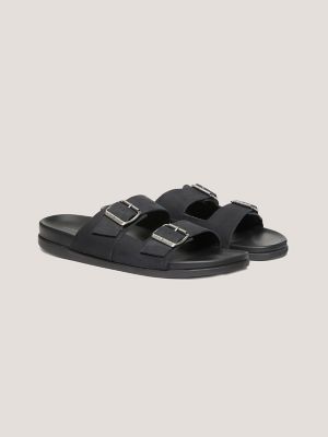 Double Strap Leather Sandal | Tommy Hilfiger USA