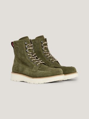 åbenbaring Transportere Sky Tonal TH Logo Suede Boot | Tommy Hilfiger