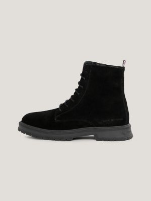 Tommy hilfiger cheap black suede boots