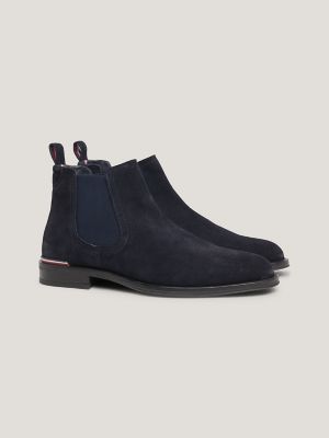 Tommy hilfiger 2025 suede chelsea boots