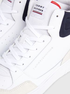 Mid Top Colorblock USA Hilfiger Sneaker Tommy 