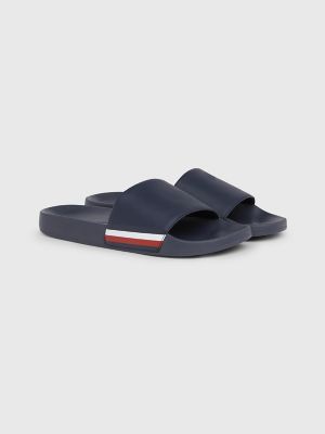 Flag Stripe Logo Pool Slide | Tommy Hilfiger