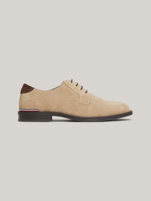 Tommy Hilfiger Jacob Leather Derby Shoes in Tan