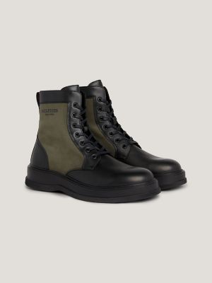 Tommy hilfiger store boots leather