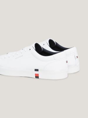 Tommy hilfiger unlined low cut best sale leather sneaker