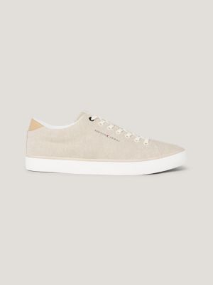 Logo Leather Low Top Sneakers