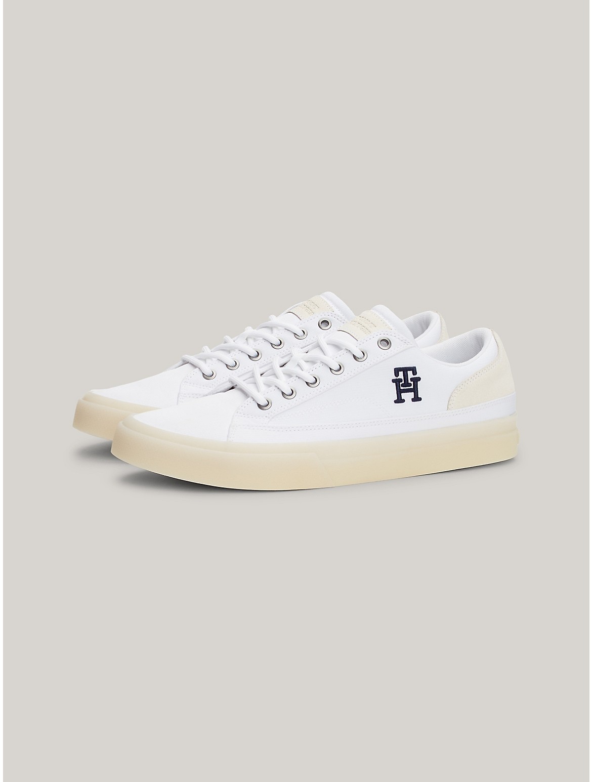 Tommy Hilfiger Men's TH Logo Contrast Sole Sneaker
