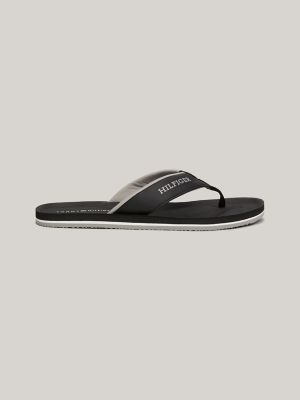 Tommy hilfiger 2025 black flip flops