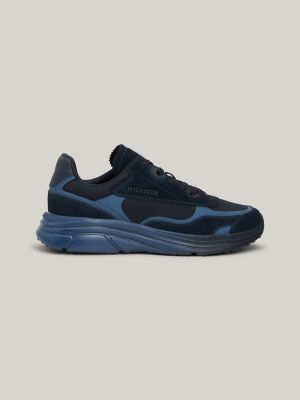 Suede panel chunky sole trainers hot sale