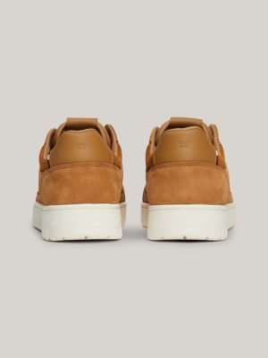 Perforated Panel Leather Sneaker | Tommy Hilfiger USA