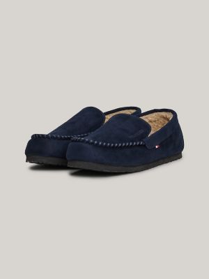 Lined Driver Slipper, Navy