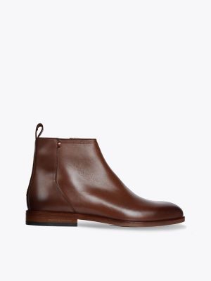 Leather Zip Chelsea Boot Tommy Hilfiger