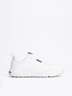 Cleated Knit Sneaker, White