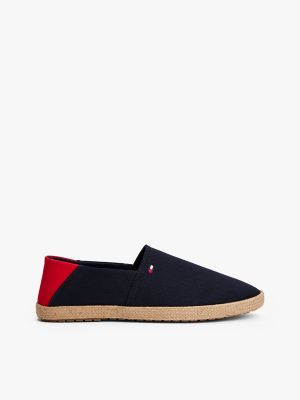 Colorblock Espadrille, Navy
