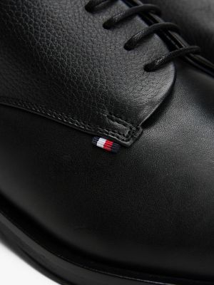Textured Leather Derby Shoe | Tommy Hilfiger USA