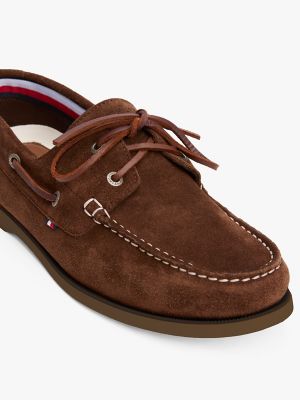Suede Boat Shoes | Tommy Hilfiger USA display picture 1