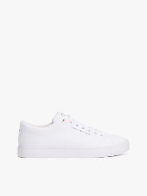 Canvas Low-Top Sneaker, White